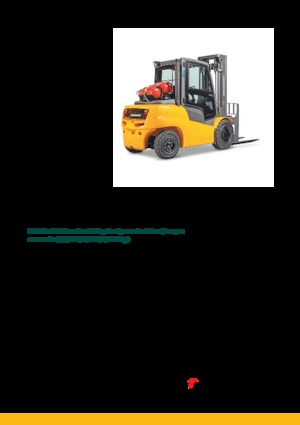 एलपीजी फोर्कलिफ्ट Jungheinrich TFG 540