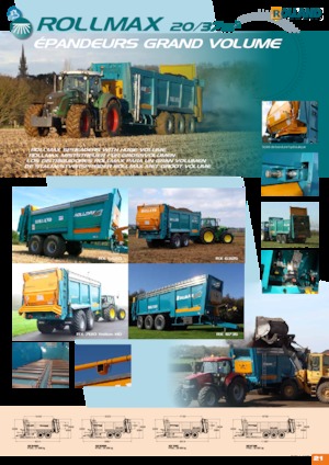 मैन्योर स्प्रेडर Rolland RX 6325