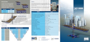 मास्ट क्लाइम्बिंग वर्क प्लेटफॉर्म Mastclimber Solutions AC-13000