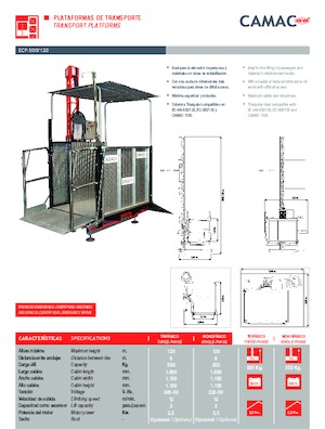 इंडस्ट्रियल होइस्ट CAMAC ECP 500/120