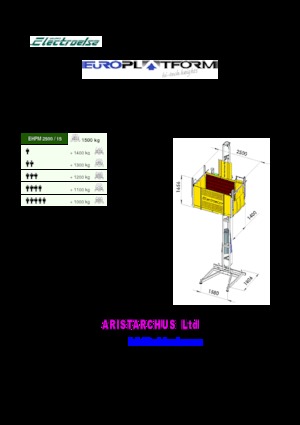 इंडस्ट्रियल होइस्ट Electroelsa EHPM 2500/15