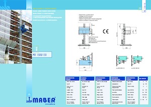 इंडस्ट्रियल होइस्ट Maber MB 1500/150