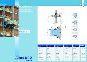 इंडस्ट्रियल होइस्ट Maber MB 3500/120
