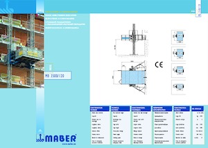 इंडस्ट्रियल होइस्ट Maber MB 3500/120