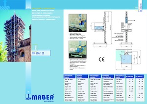 इंडस्ट्रियल होइस्ट Maber MB 500/120-T
