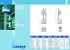 इंडस्ट्रियल होइस्ट Maber MB A 2000/150-R