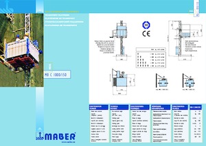 इंडस्ट्रियल होइस्ट Maber MB C 1000/150
