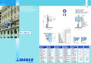इंडस्ट्रियल होइस्ट Maber MB C 2000/150