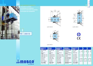 इंडस्ट्रियल होइस्ट Maber MB C 2300/150