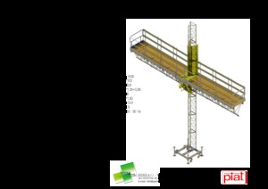 मास्ट क्लाइम्बिंग वर्क प्लेटफॉर्म Piat P 3000 S CE