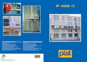 मास्ट क्लाइम्बिंग वर्क प्लेटफॉर्म Piat P 405 S CE