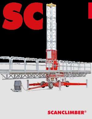 मास्ट क्लाइम्बिंग वर्क प्लेटफॉर्म Scanclimber Maxus SC5000 