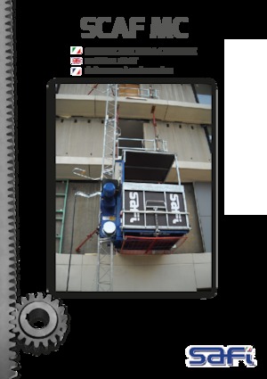 इंडस्ट्रियल होइस्ट Safi SCAF MC/PC