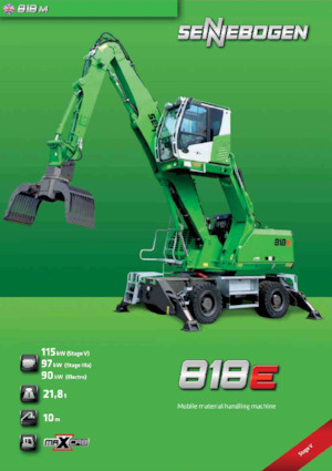 मटेरियल हैंडलर Sennebogen 818M E 