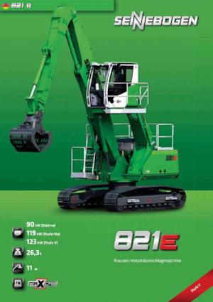 मटेरियल हैंडलर Sennebogen 821R E 