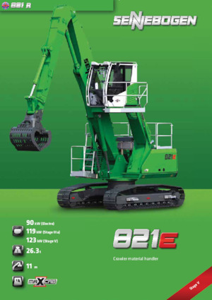 मटेरियल हैंडलर Sennebogen 821R E 