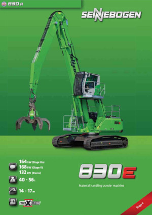 मटेरियल हैंडलर Sennebogen 830R E 