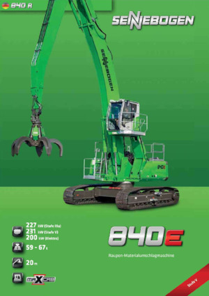 मटेरियल हैंडलर Sennebogen 840R E 