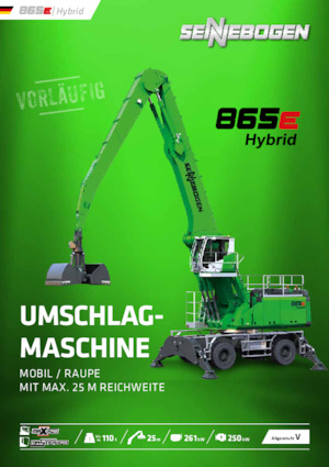 मटेरियल हैंडलर Sennebogen 865M E Hybrid 