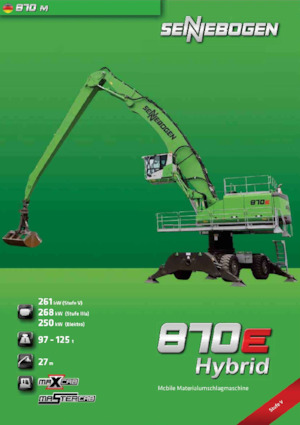 मटेरियल हैंडलर Sennebogen 870M E Hybrid