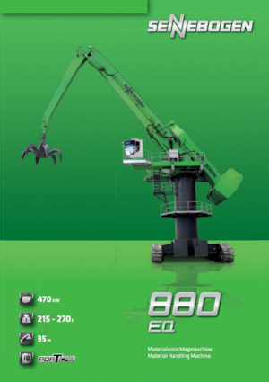 मटेरियल हैंडलर Sennebogen 880 EQ