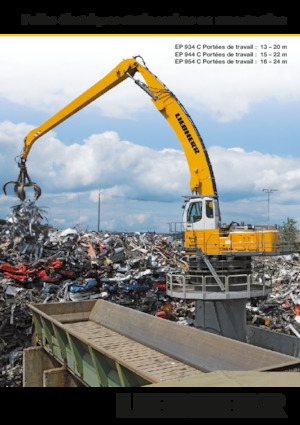 मटेरियल हैंडलर Liebherr EP 934 C Litronic