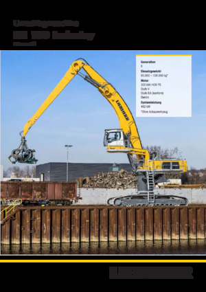 मटेरियल हैंडलर Liebherr LH 110 C Industry Litronic