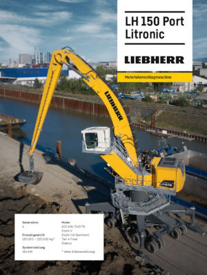 मटेरियल हैंडलर Liebherr LH 150 M Gantry Port Litronic
