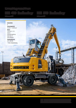 मटेरियल हैंडलर Liebherr LH 40 C Industry Litronic