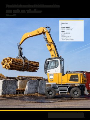 मटेरियल हैंडलर Liebherr LH 50 M Timber Litronic