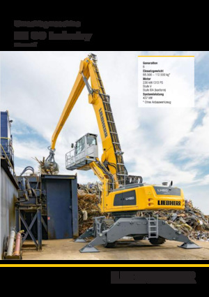 मटेरियल हैंडलर Liebherr LH 80 C Industry Litronic