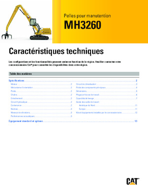 मटेरियल हैंडलर Caterpillar MH3260