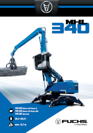 मटेरियल हैंडलर Terex-Fuchs MHL340 F