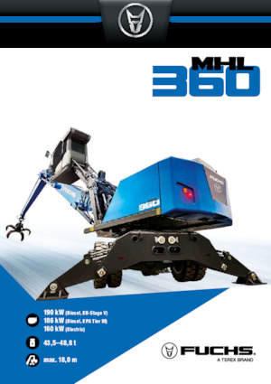 मटेरियल हैंडलर Terex-Fuchs MHL360 F