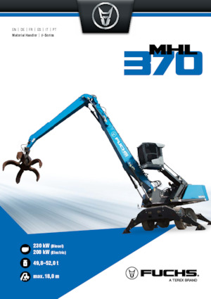 मटेरियल हैंडलर Terex-Fuchs MHL370 F