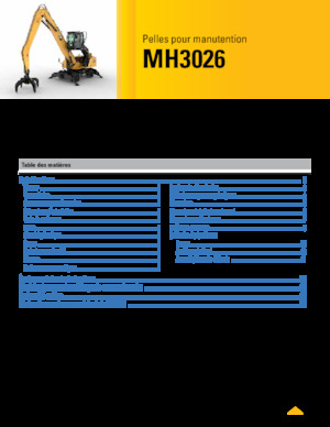 मटेरियल हैंडलर Caterpillar MH3026