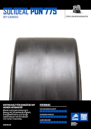 मटेरियल हैंडलिंग टायर Camso PON 775 10 X 4 X 6 1/2
