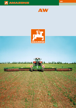 मीडो और फील्ड रोलर Amazone AW 6600