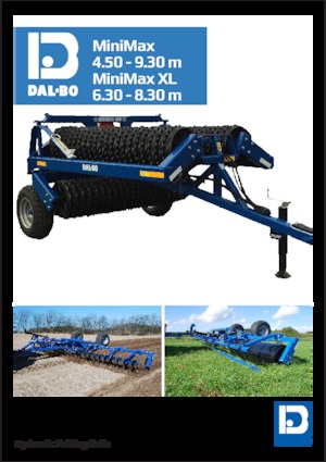 मीडो और फील्ड रोलर DAL-BO MiniMax 830 CB