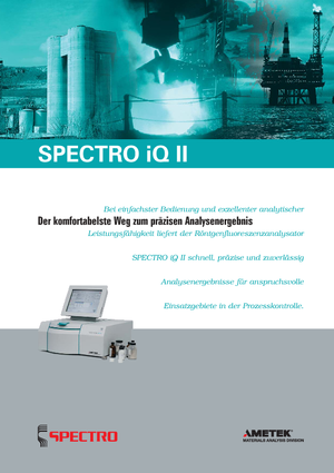 मेटल एनालाइज़र Spectro SPECTRO IQ