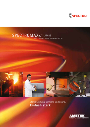 मेटल एनालाइज़र Spectro SPECTROMAXx
