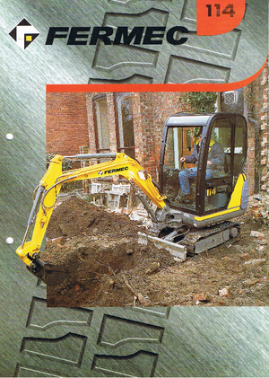 मिनी एक्सकेवेटर Terex-Fermec 114