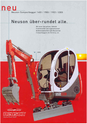 मिनी एक्सकेवेटर Neuson 1503