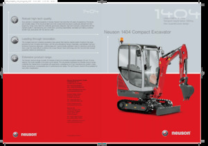 मिनी एक्सकेवेटर Neuson 1404