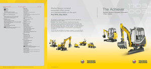 मिनी एक्सकेवेटर Wacker Neuson 2003