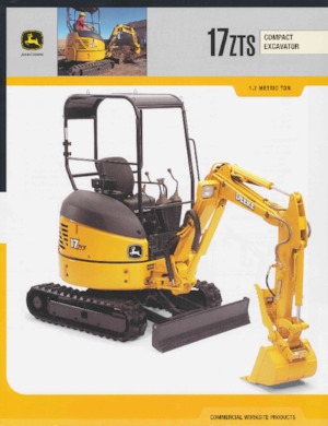 मिनी एक्सकेवेटर John Deere Construction 17ZTS