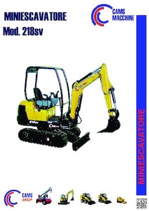 मिनी एक्सकेवेटर Cams 218