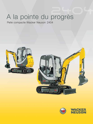 मिनी एक्सकेवेटर Wacker Neuson 2404