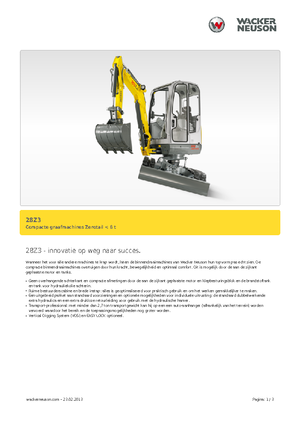 मिनी एक्सकेवेटर Neuson 28 Z 3