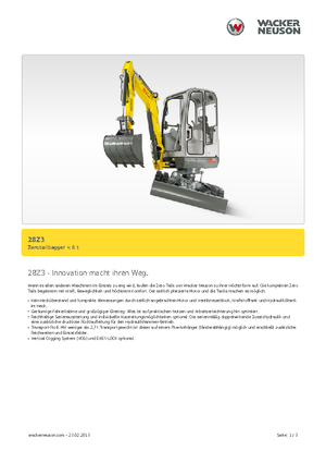 मिनी एक्सकेवेटर Neuson 28 Z 3